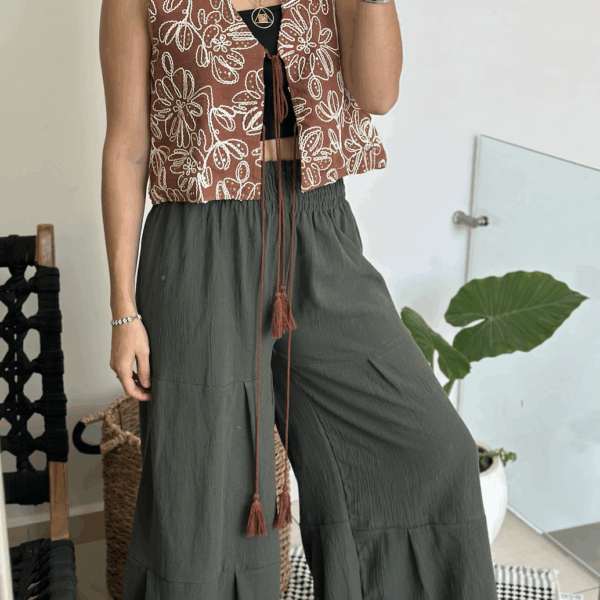 Pantalón Aura Verde Militar
